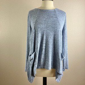 Soft Surroundings Blue Softie Tunic - L